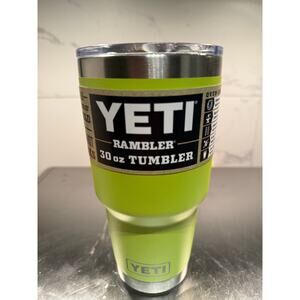 NWT YETI Rambler 30 oz Tumbler with MagSlider Lid – Chartreuse